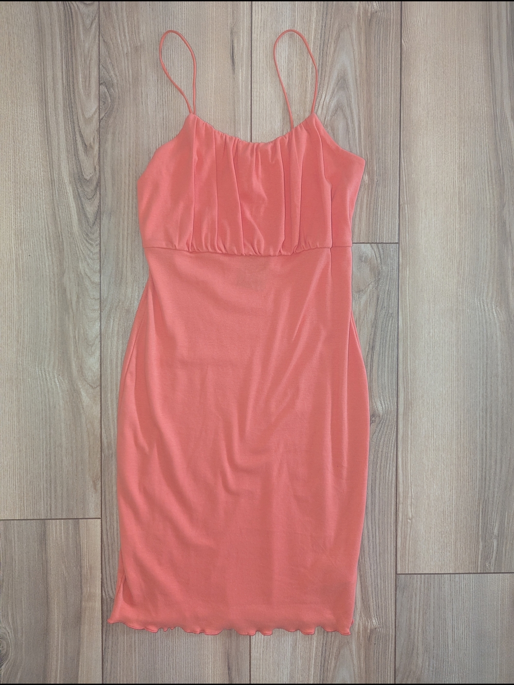 wild fable Coral Spaghetti-Strap Midi Dress